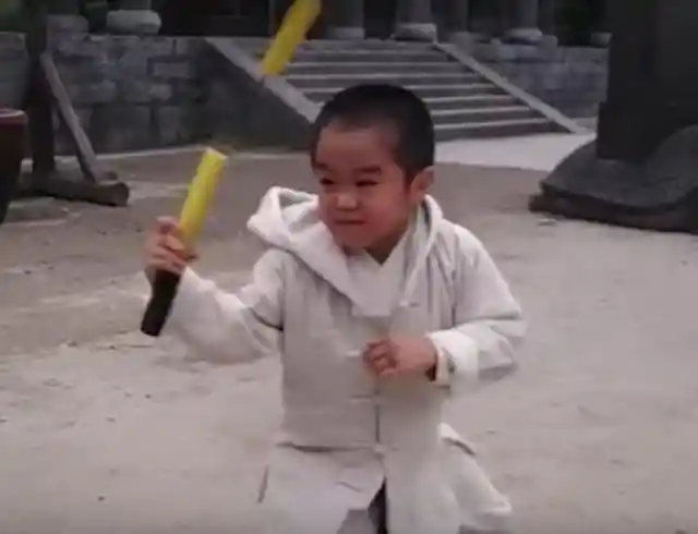 Preschooler Trains Insanely Hard To Become The New Bruce Lee
