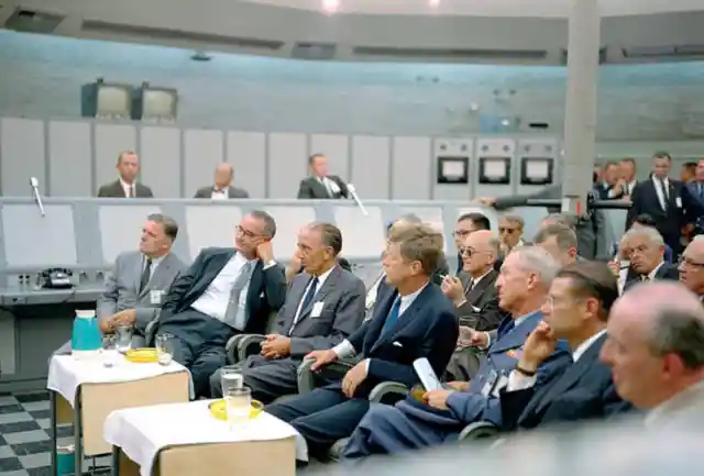 Kennedy is Briefed on NASA's Program in 1962