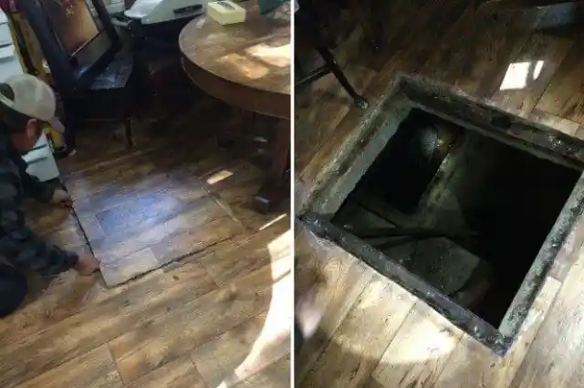 Handyman Helps Scared Homeowner Finally Open This Trap Door And Immediately Regrets The Decision