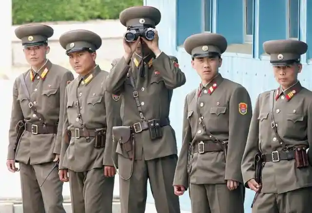 Soldiers are everywhere in North Korea