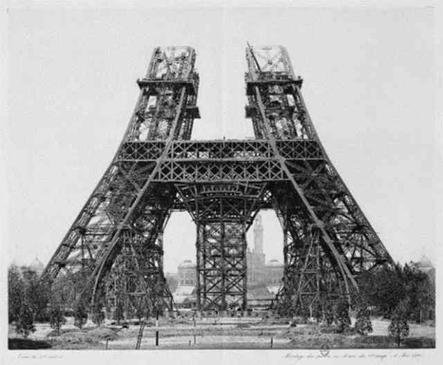 Construction of the Eiffel Tower-1887