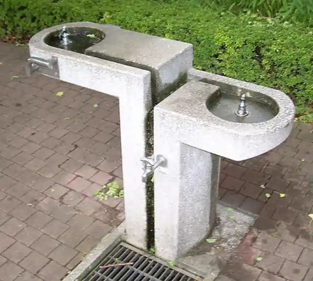 You Get A Drink Of Water At A Public Faucet. It’s Called A…