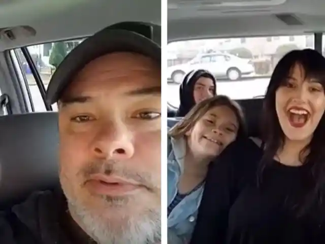 This Dad Went To Take A Picture With His Family, Then Notices Something Strange In The Background
