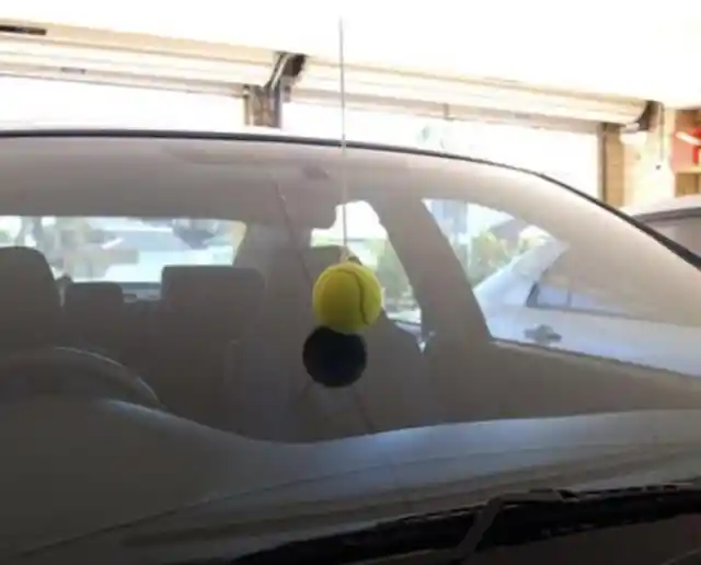 Using a Tennis Ball to Gauge your Garage Parking