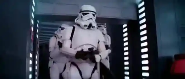 A Stormtrooper Blatantly Hits His Head