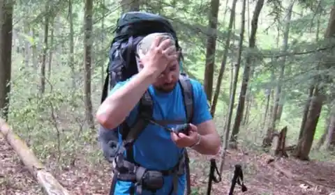 Hikers Find 'Get Help' Scratched On Floating Bottle.