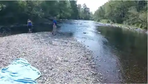 Man Finds A Cooler Floating Down The River And Actually Opens It