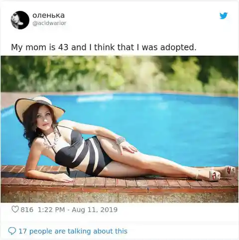 Girl Shares Incredible Photo Of Her Mom On Twitter, It Goes Viral