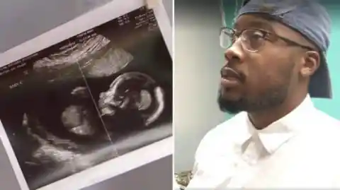 The Sight of Wife’s Pregnancy Sonogram Makes This Man Faint