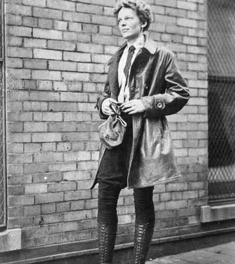 Iconic Amelia Earhart in Chicago 1928