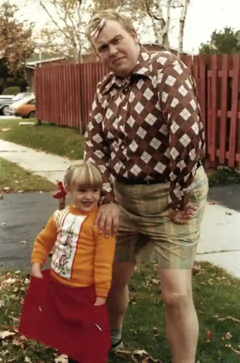 Comedian / Actor John Candy With His Daughter, 1983