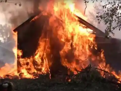 Firefighters Let Woman's House Burn After Realizing What Was Inside