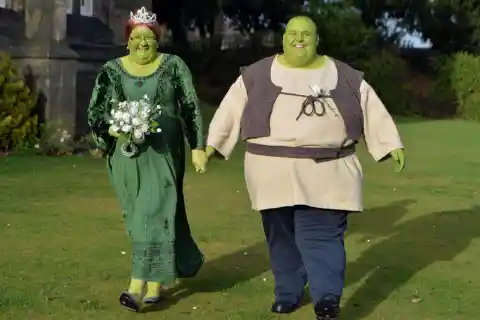 Real life Shrek and Fiona
