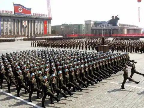 North Korea spends a fortune on its armed forces