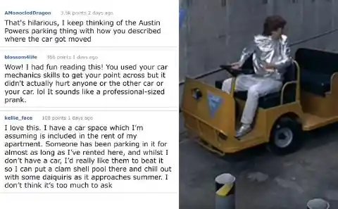 Man Takes His Revenge On Stranger That Kept Blocking His Parking Space, His Idea Was Brilliant